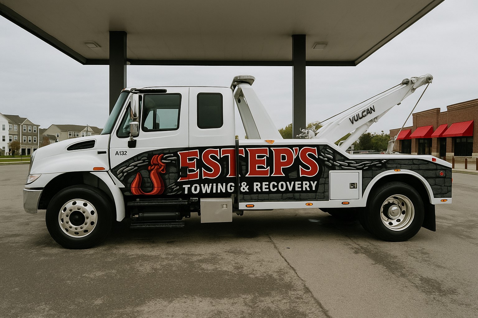 Winch-out recovery service in Lancaster, Ohio